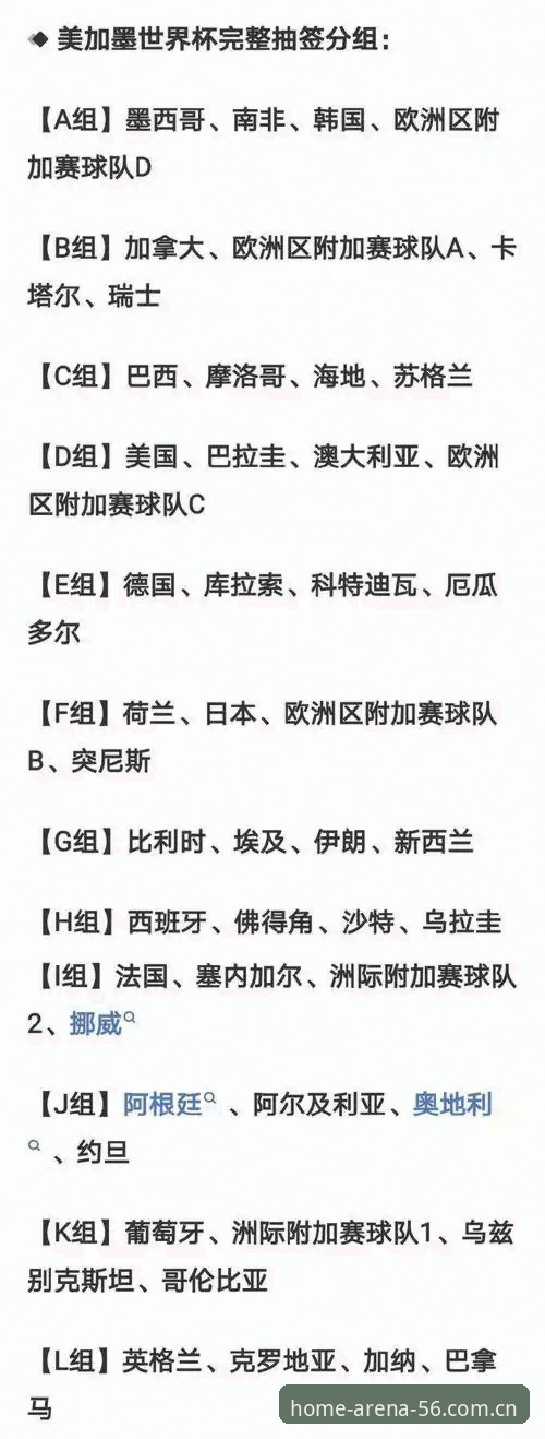 J组德甲内战已预定？2026世界杯抽签爆出最大雷点，56体育足球频道最新动态